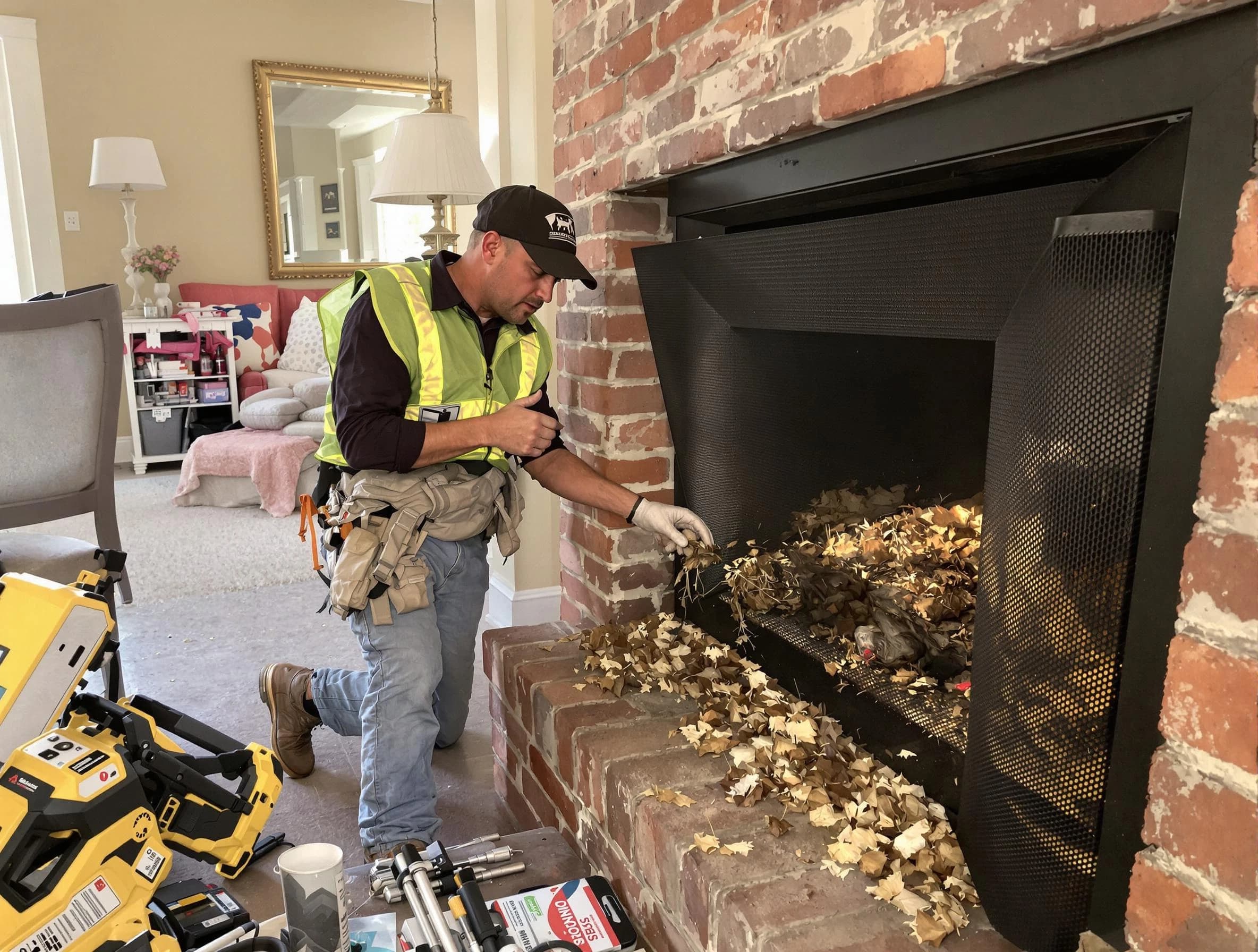 Safe screening installation by Weymouth Chimney Sweep in Weymouth, MA