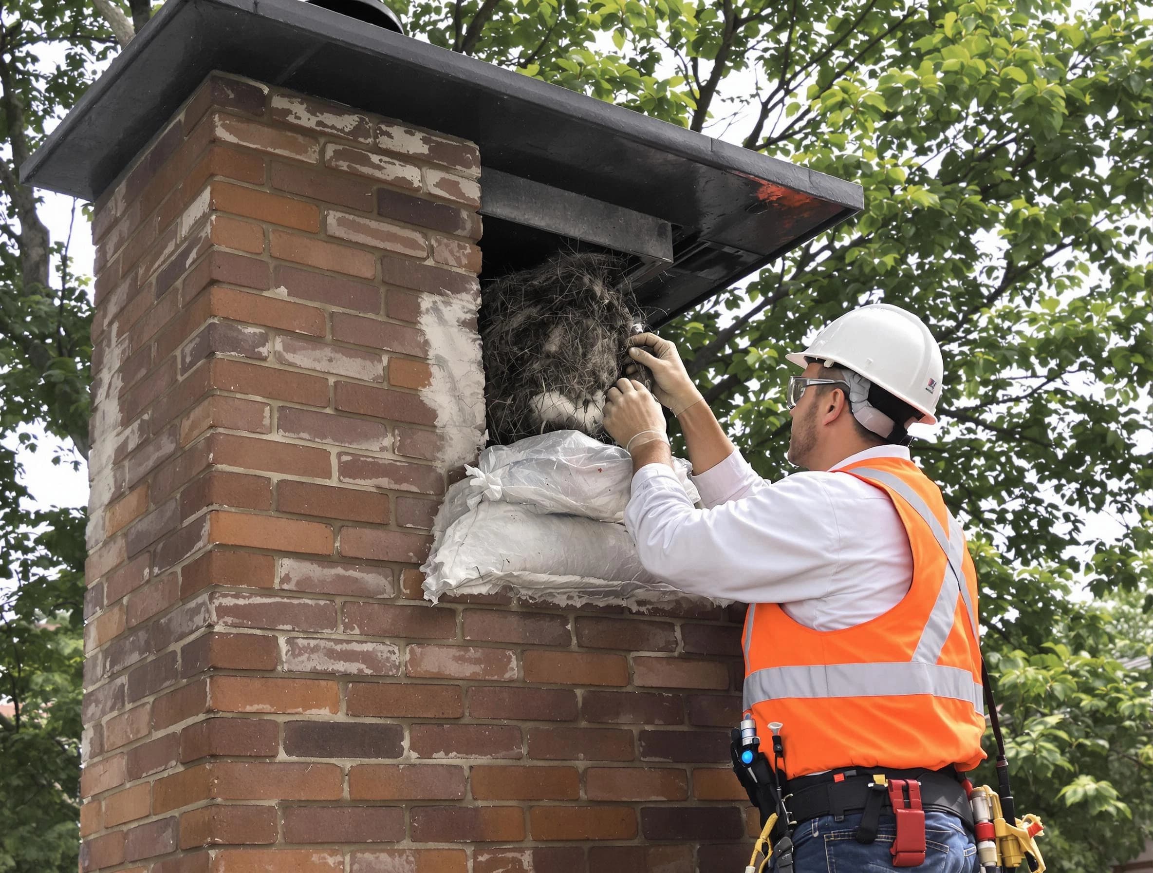 Humane removal of debris and animals by Weymouth Chimney Sweep in Weymouth, MA