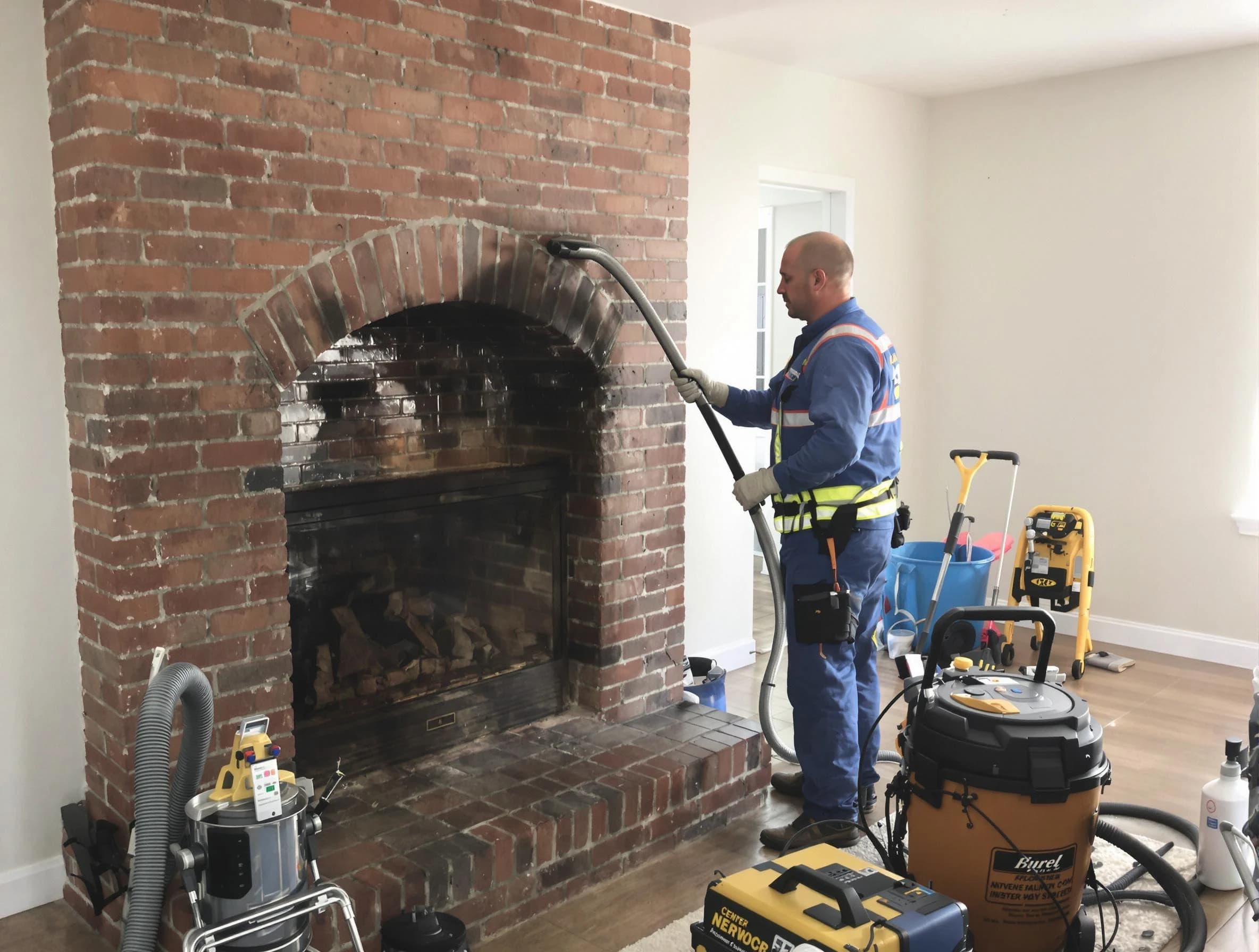 Weymouth Chimney Sweep expert performing detailed chimney sweep in Weymouth, MA