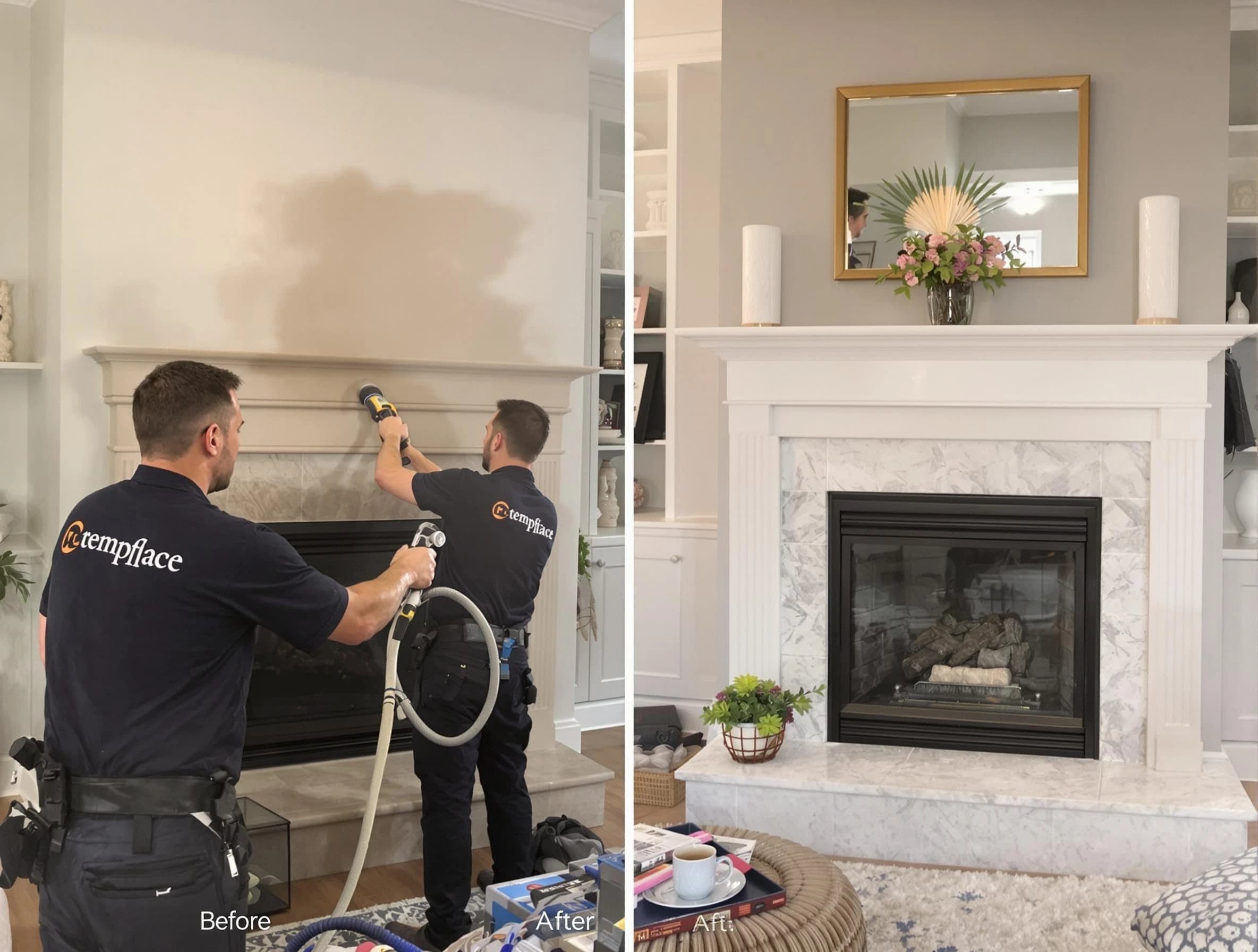 Professional soot removal by Weymouth Chimney Sweep team in Weymouth, MA
