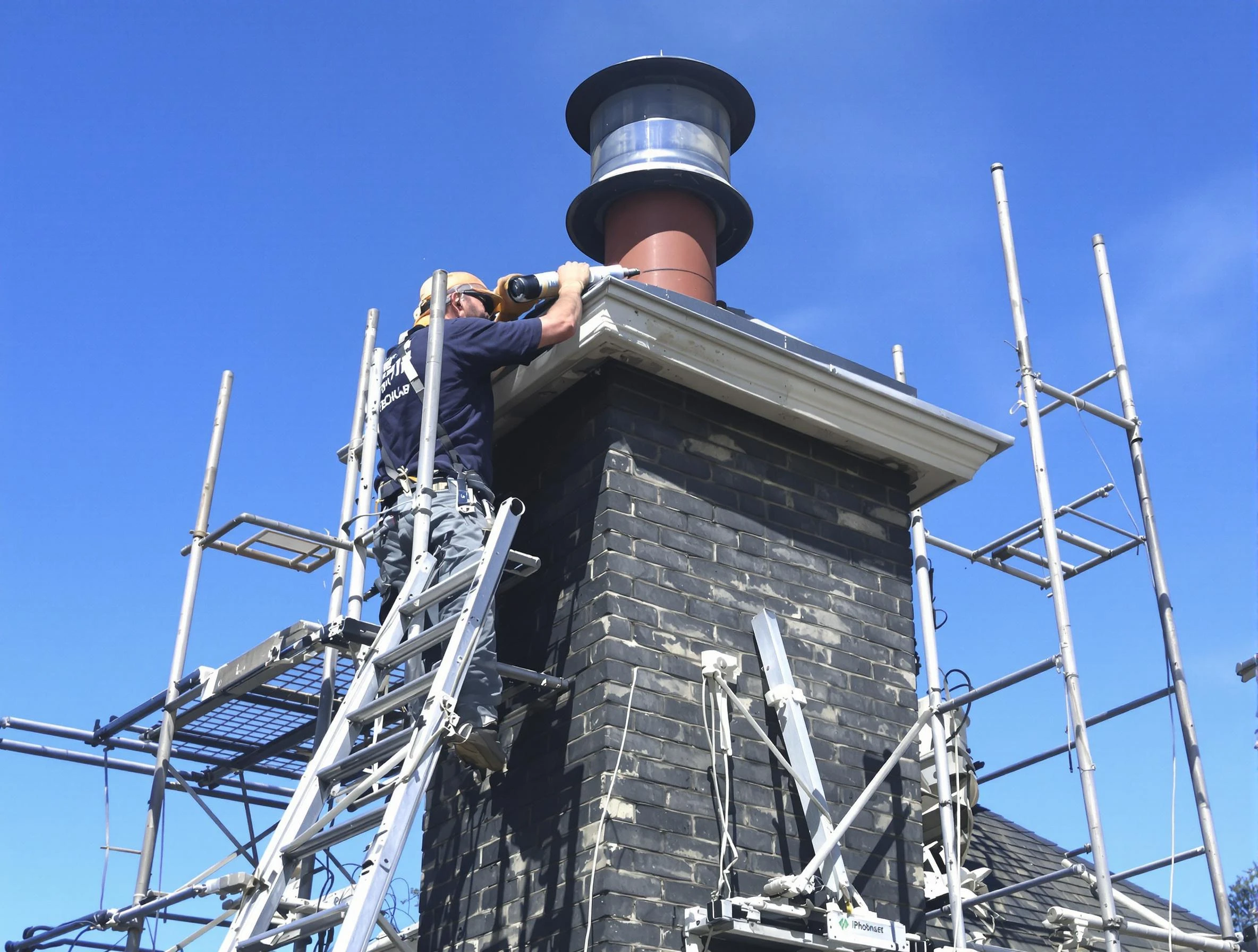 Sturdy chimney crown finished by Weymouth Chimney Sweep in Weymouth, MA