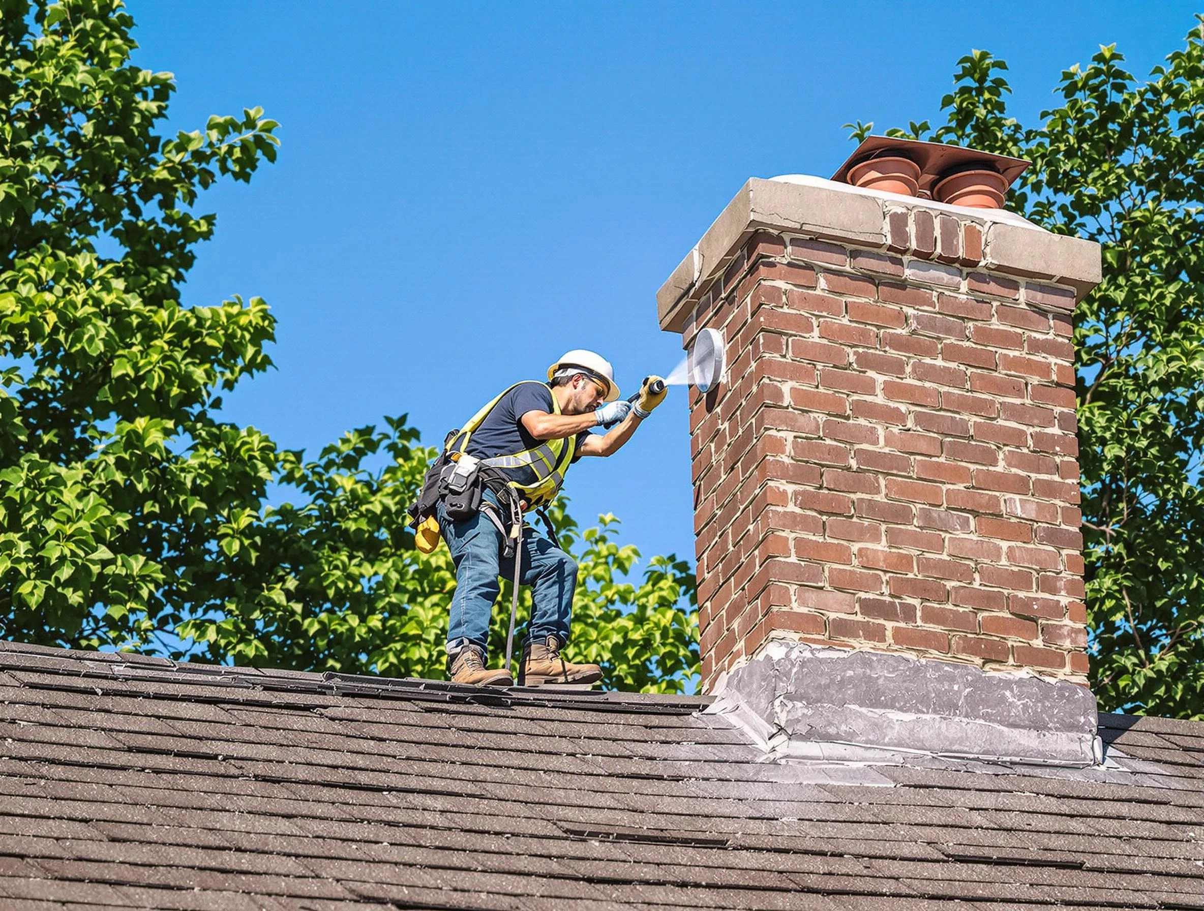 Weymouth Chimney Sweep performing an inspection with advanced tools in Weymouth, MA